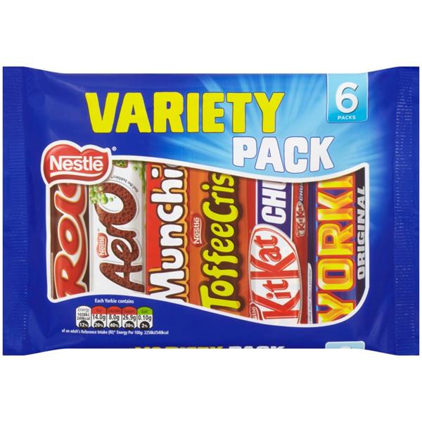 Nestle Variety Pack Bars 6pcs 264g