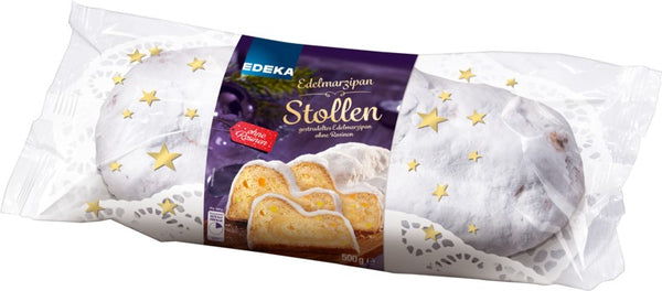 Edeka Edelmarzipan Stollen Cake 500g