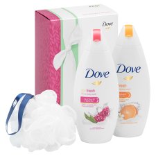 Dove Bliss Booster Collection 2x250ml + Sponge