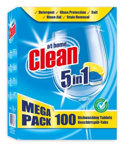 At Home Clean 5in1 Citrone Tabs 100pcs 2kg