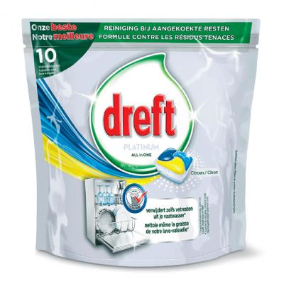 Dreft Platinum All in One Citron Tabs 10pcs 149g