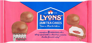 Lyons Jam Teacakes 100g