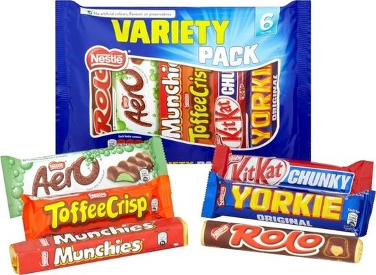 Nestle Variety Pack 6pk 264g