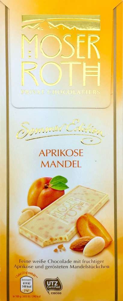 Moser Roth Sommer Edition Aprikose Mandel 125g