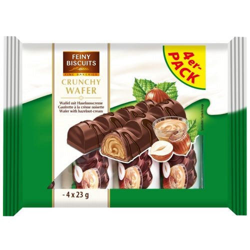 Feiny Biscuits Crunchy Wafer Hazelnut 4x23g