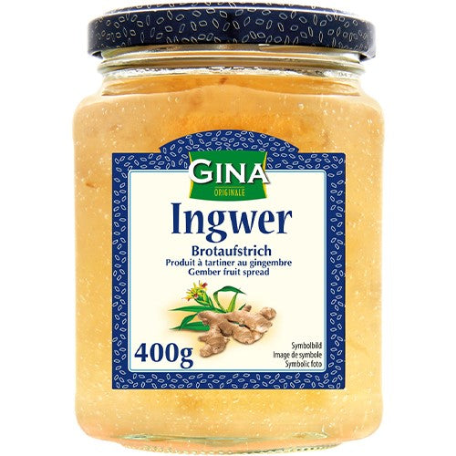 Gina Brotaufstrich Ingwer Jam 400g