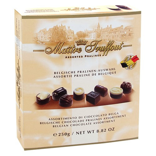 Maitre Assorted Belgian Pralines White 250g