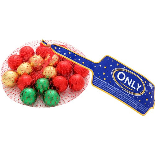 Only Christmas Balls Milk Chocolate 100g