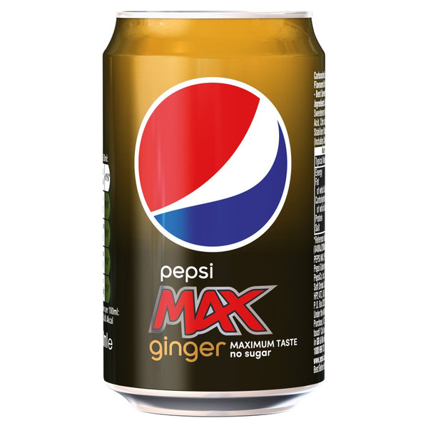 Pepsi Max Ginger Can 330ml