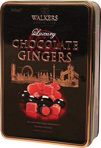 Walkers Luxury Chocolate Gingers Can 250g