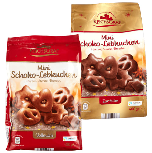 Reichsgraf Mini Schoko-Lebkuchen Zart / Voll 400g