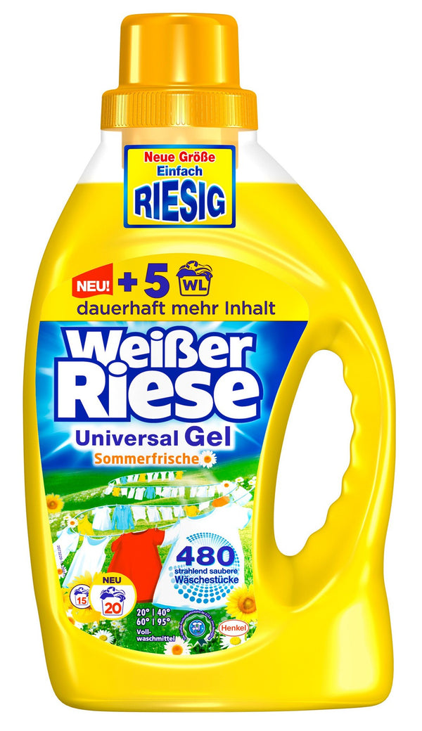 Weißer Riese Universal Sommerfrische Gel 20p 1.4L