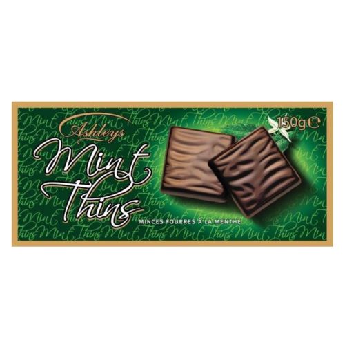 Ashleys Mint Thins 150g