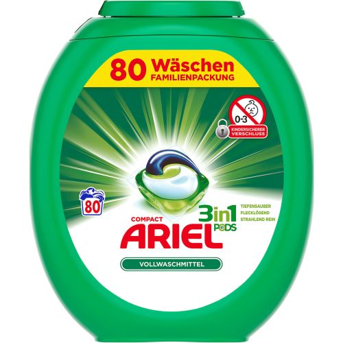 Ariel 3in1 Pods Universal Caps 80p 2.1kg