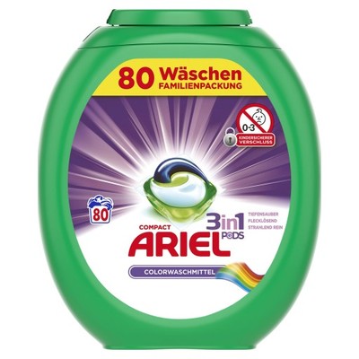 Ariel 3in1 Pods Color Caps 80p 2.1kg