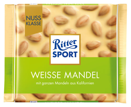 Ritter Sport Weisse Mandel chocolate 100g