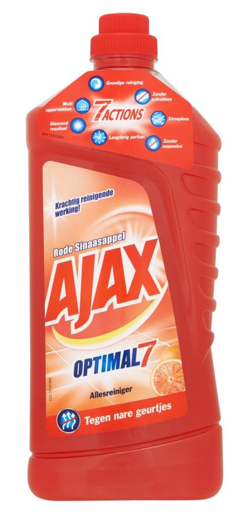 Ajax Optimal 7 Rode Sinaasapp Alles Reiniger 1.25L