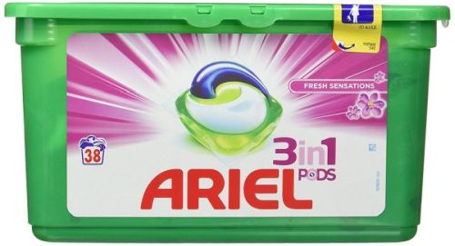 Ariel 3in1 Pods Sensations Caps 38p 1kg