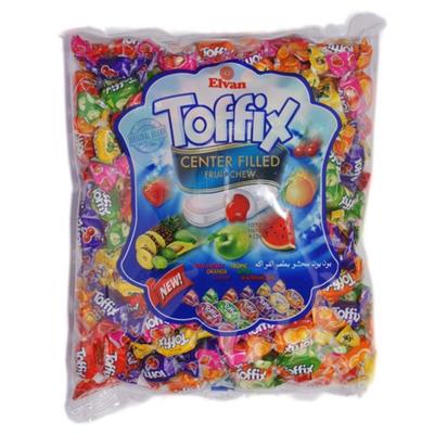 Elvan Toffix Center Filled Fruit Candy 1kg