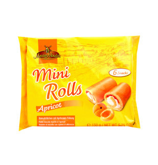 Meister Moulin Mini Rolls Apricot 6 Snacks 150g