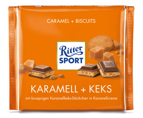 Ritter Sport Karamell + Keks chocolate 250g