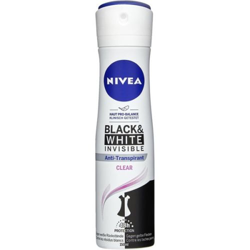 Nivea Black & White Clear Deo 150ml