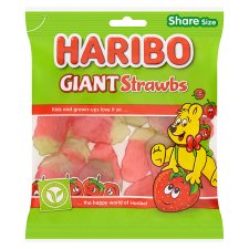 Haribo Giant Strawbs 190g