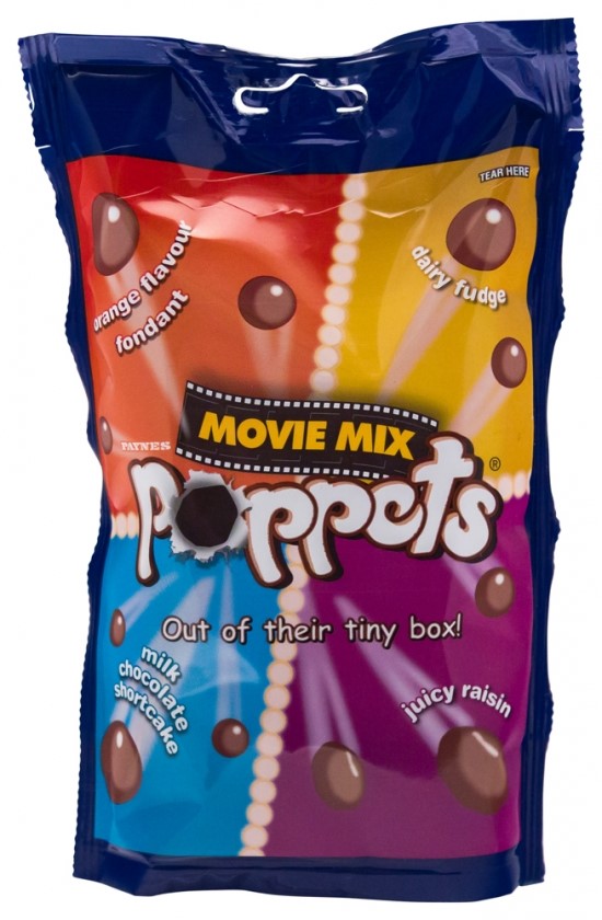 Poppets Movie Mix Juicy Rasin 140g