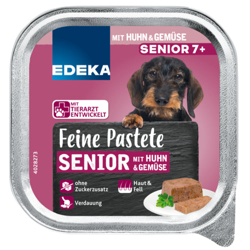 Edeka Feine Pastete Senior 7+ for Dog 150g