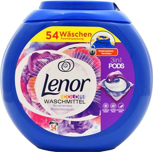 Lenor 3in1 Pods Color Strahlendes Bluten 54p 1.4L