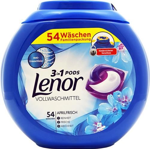 Lenor 3in1 Pods Universal Aprilfrisch 54p 1.4kg