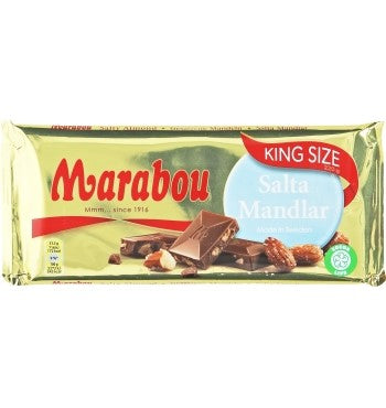 Marabou Salta Mandlar Chocolate 220g