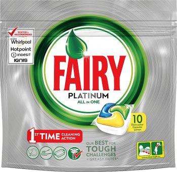 Fairy Platinum All in One Lemon Tabs 10pcs 149g