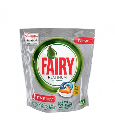 Fairy Platinum All in One Orange Tabs 32pcs 477g