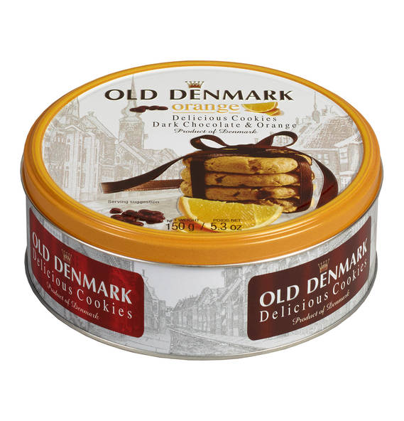 Old Denmark Orange Cookies. Can 150g