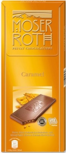 Moser Roth Caramel Chocolate 125g