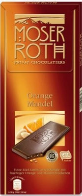 Moser Roth Orange Mandel Chocolate 125g