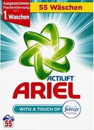 Ariel Febreze Universal Powder 55p 3.6kg