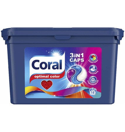 Coral 3in1 Optimal Color Caps 18p 486g