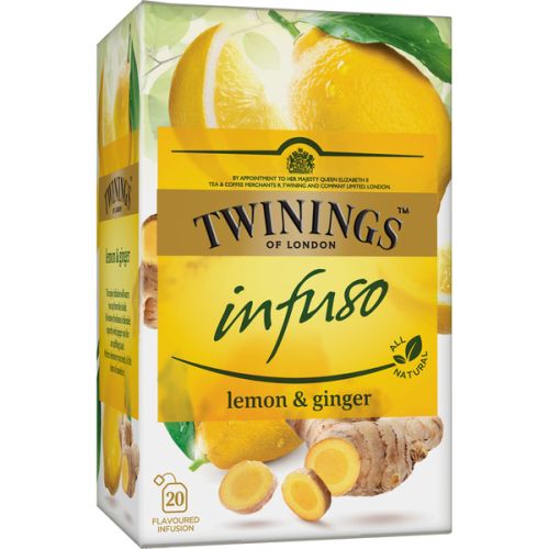 Twinings Infuso Lemon Ginger Tea 20pcs 30g