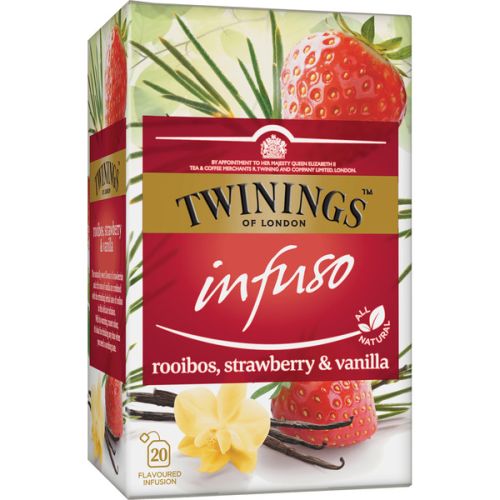 Twinings Infuso Rooibos Strawberry Vanil 20pcs 30g