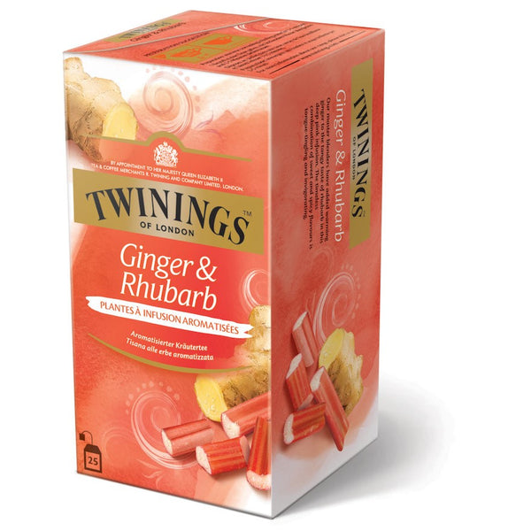 Twinings Ginger Rhubarb Tea 25pcs 50g