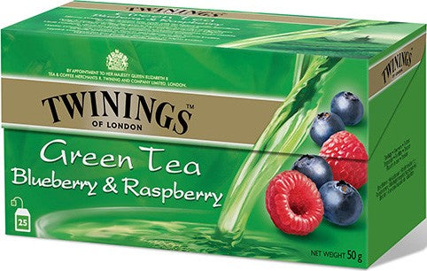 Twinings Green Bluberry Raspberry Herba 25pcs 40g