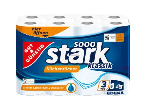 G&G Sooo Stark Klassik 3Lag Towels Paper. 8 pcs