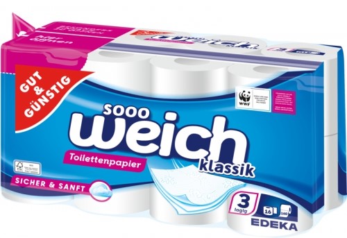 G&G Sooo Weich Klassik 4Lag Toilet Paper 16pcs