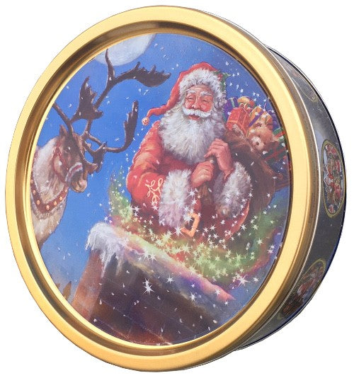 JB Nostalgic Santa Cookies Tin 340g