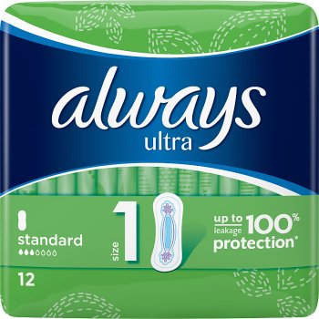 Always Ultra Normal Grosse Binden Sanitary pads 12 pcs