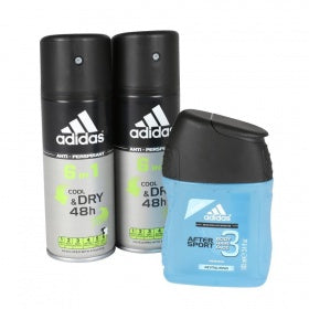 Adidas Cool & Dry Deo 2x150ml + Revitalisi Gel 100ml