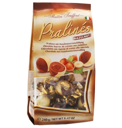 Maitre Truffout Pralines Hazelnut 240g