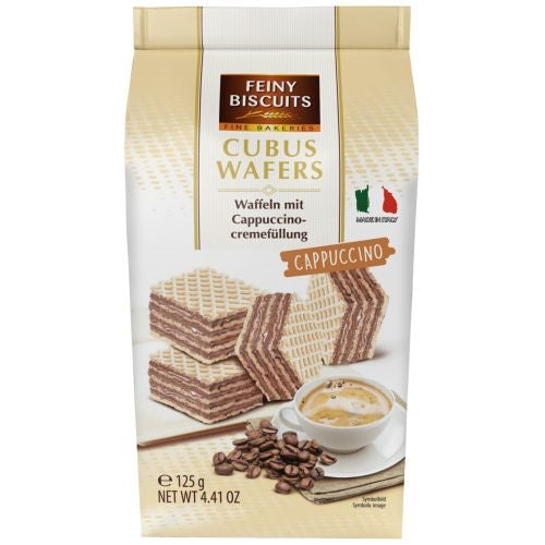 Feine Biscuits Cubus Wafers Cappuccino Wafers 125g